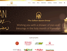 Tablet Screenshot of goldenspoongroup.com